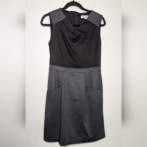 Of / Mercer Black and Gray Sheath Dress with Pockets Women's Size 2